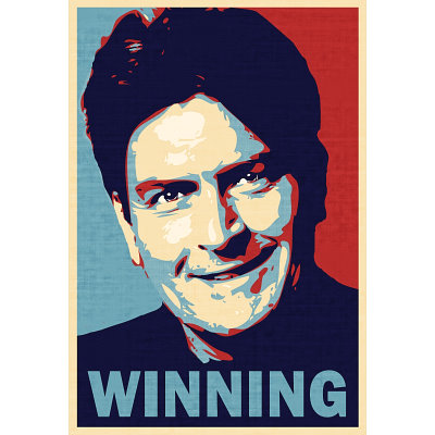 charlie sheen winning canucks. We love winning.